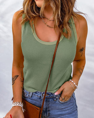 U-ringat enfärgad linne