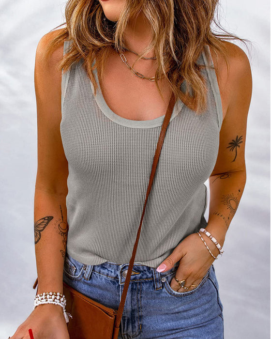 U-ringat enfärgad linne