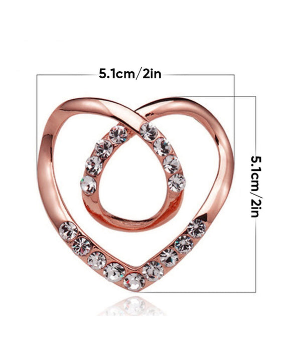 Hjärtformad tjockare halsduksklämma