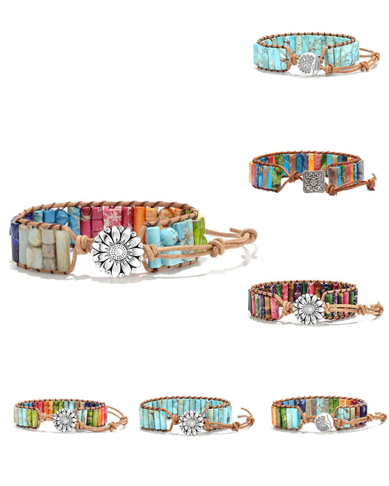 Stenarmband i stil med en boho