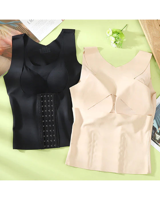 2-i-1 midjeknäppt bh