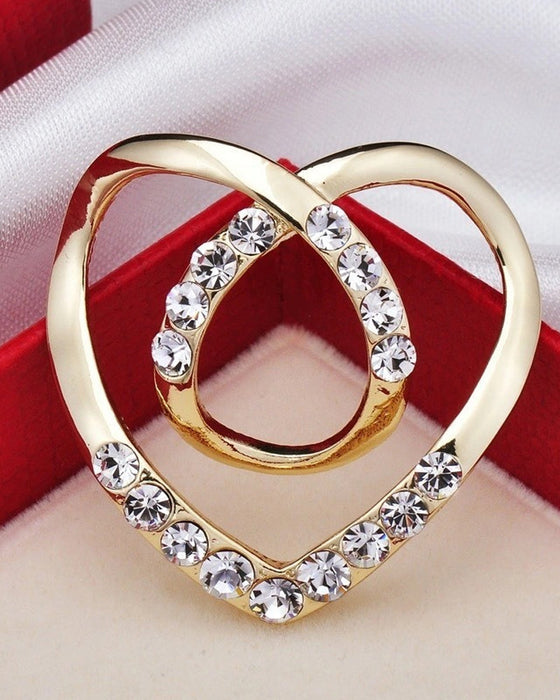 Hjärtformad tjockare halsduksklämma