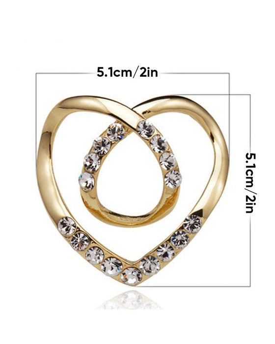 Hjärtformad tjockare halsduksklämma