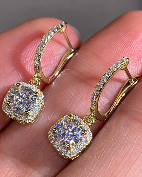 Orhängen med zirconia