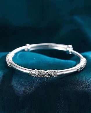 Armband med justerbart med blommigt