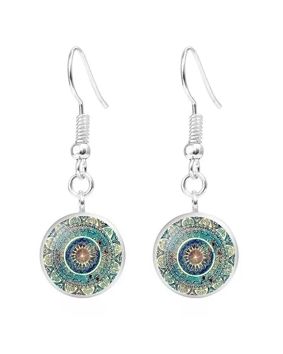 Datura blommor halsband-set