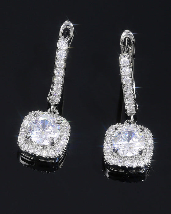 Orhängen med zirconia