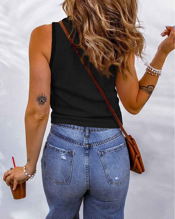 U-ringat enfärgad linne