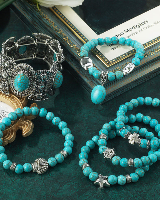 Bohemian Västerländsk Turkos armband för kvinnor