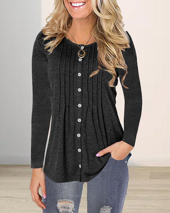 Dagligen Topp med långa ärmar