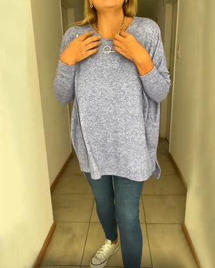 Enfärgad Avslappnad Topp