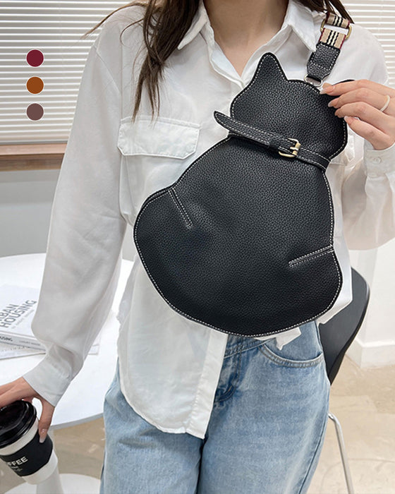 Söt katt axelväska