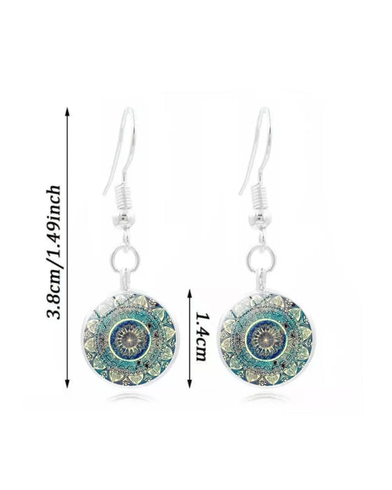 Datura blommor halsband-set