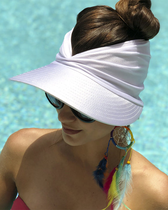 Ögonfallande solskyddshatt