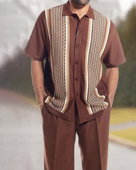 Tvådelade casual herrskjortor