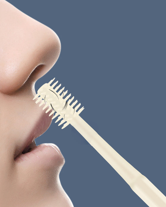 Rostfri dubbelhårig näshårkniv