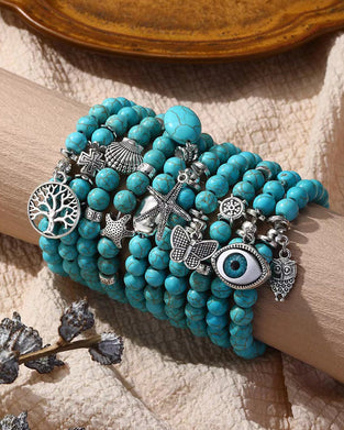 Bohemian Västerländsk Turkos armband för kvinnor