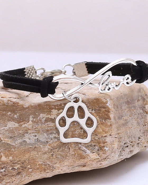 Armband med hundtassformat hängande