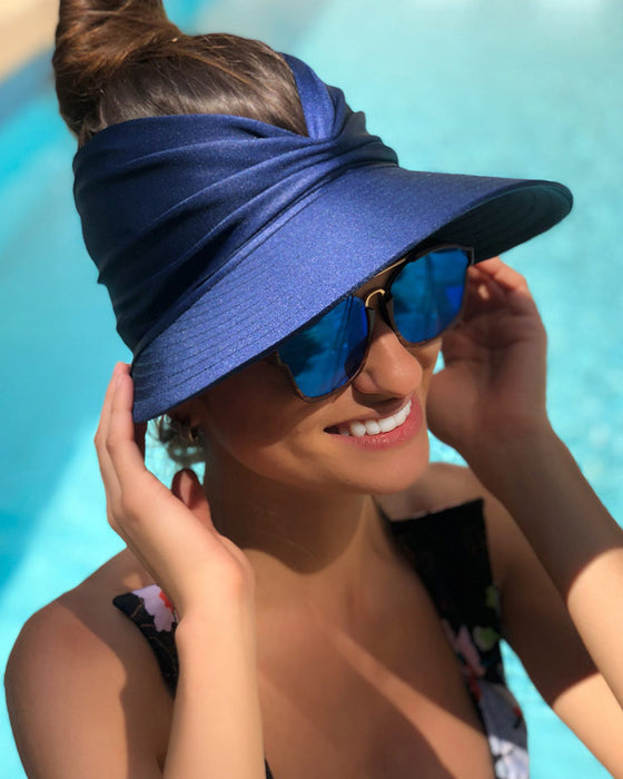 Ögonfallande solskyddshatt