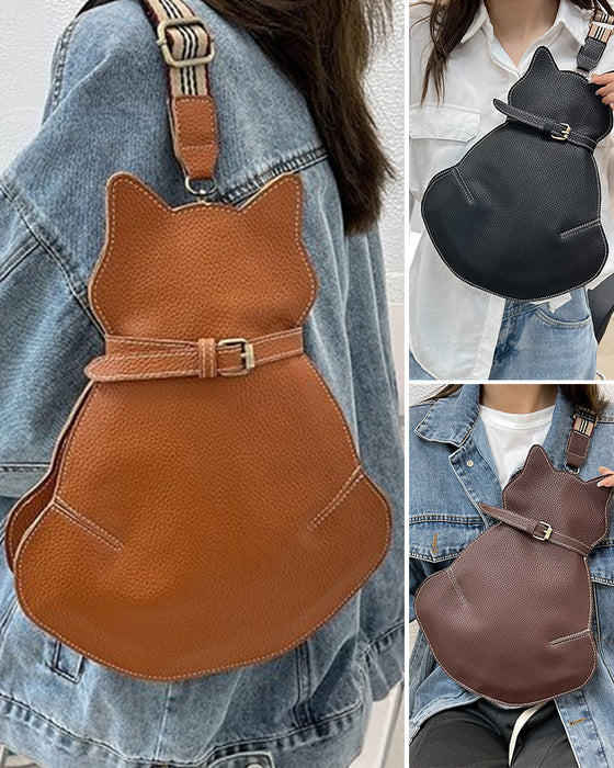 Söt katt axelväska