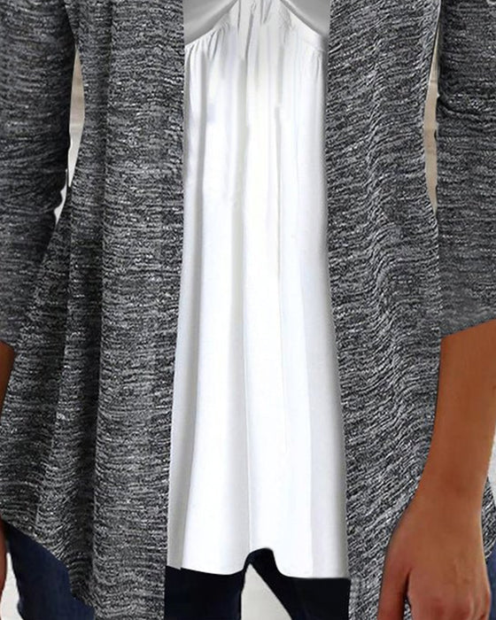 Elegant topp med V-ringning och spets