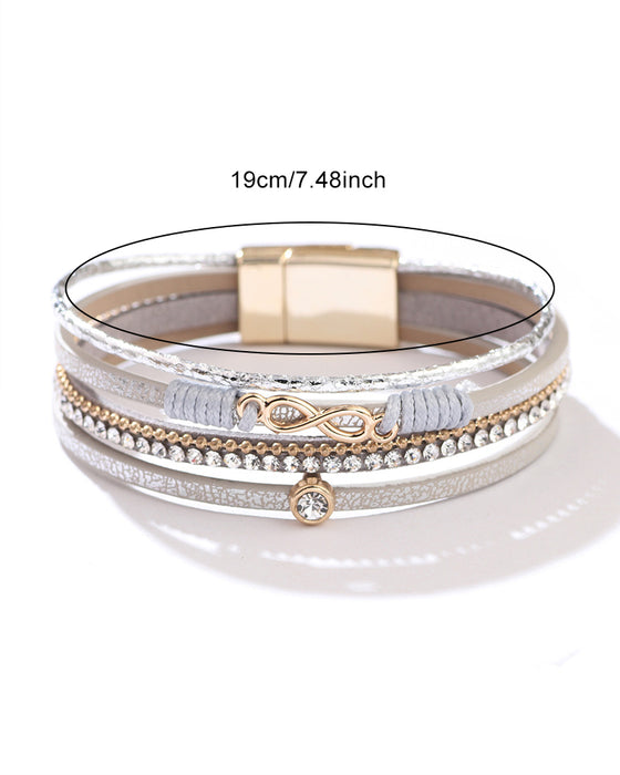 Armband med magnetiskt spänne för damer