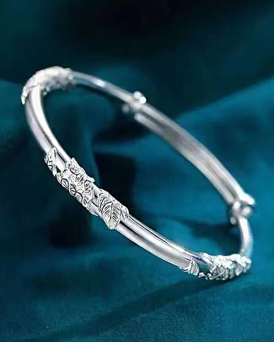 Armband med justerbart med blommigt