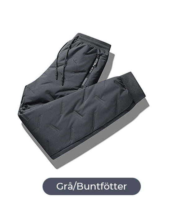 Tjock varm träningsbyxor i fleece