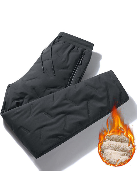 Tjock varm träningsbyxor i fleece