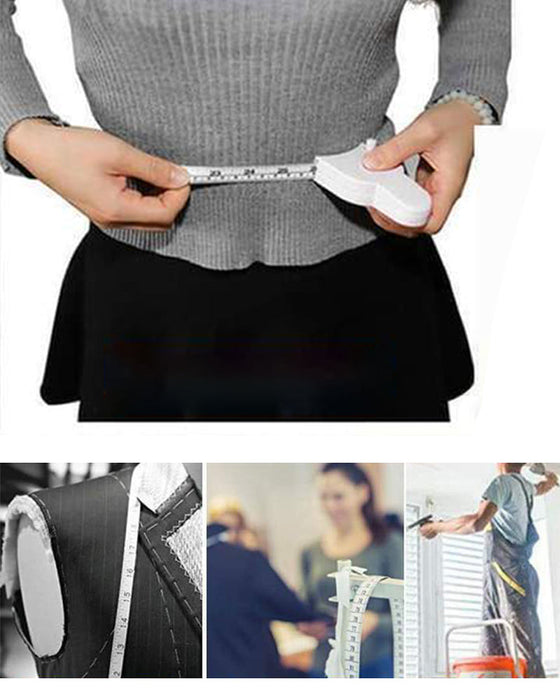 Automatiskt krympande måttband