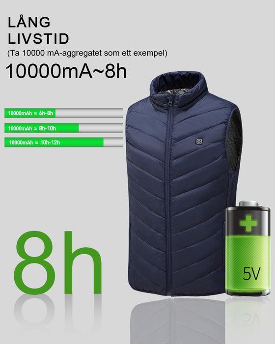 Värmeväst med Liten Krage