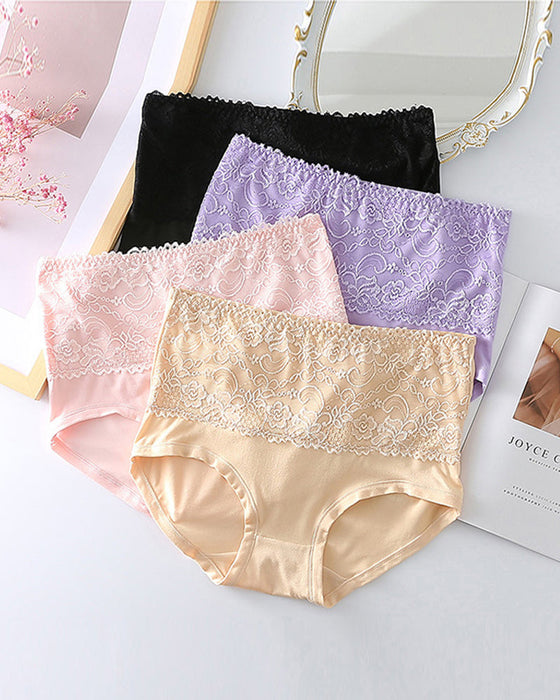 Spetstrosor med kvinnors hög midja