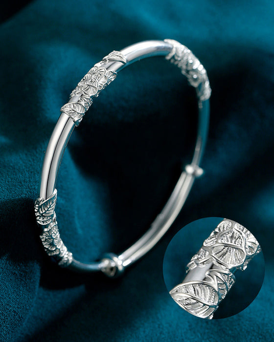 Armband med justerbart med blommigt