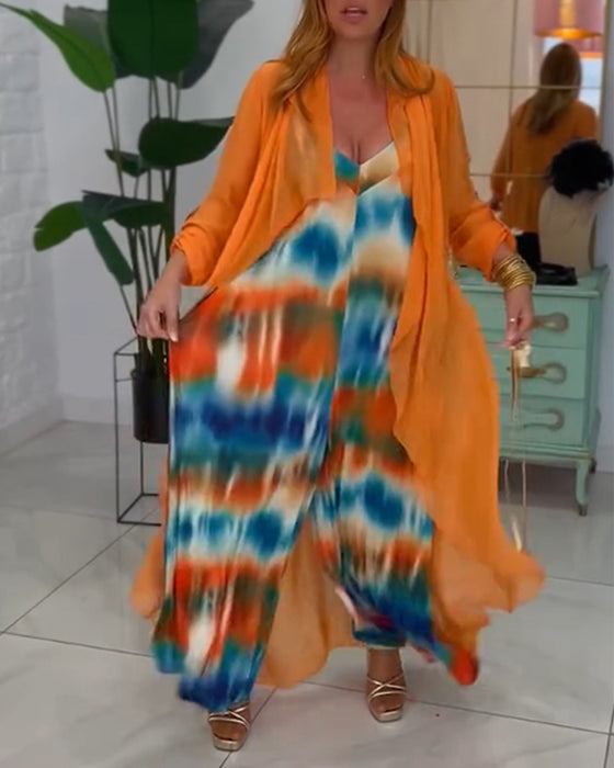 Kostym med elegant och moderiktig stil