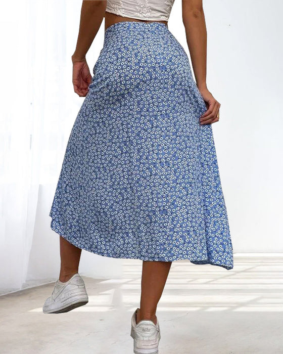 Midje höftkjol med slits