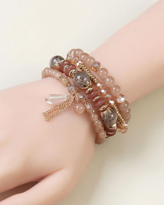 Boho Fringe Multilayer Beaded Armband