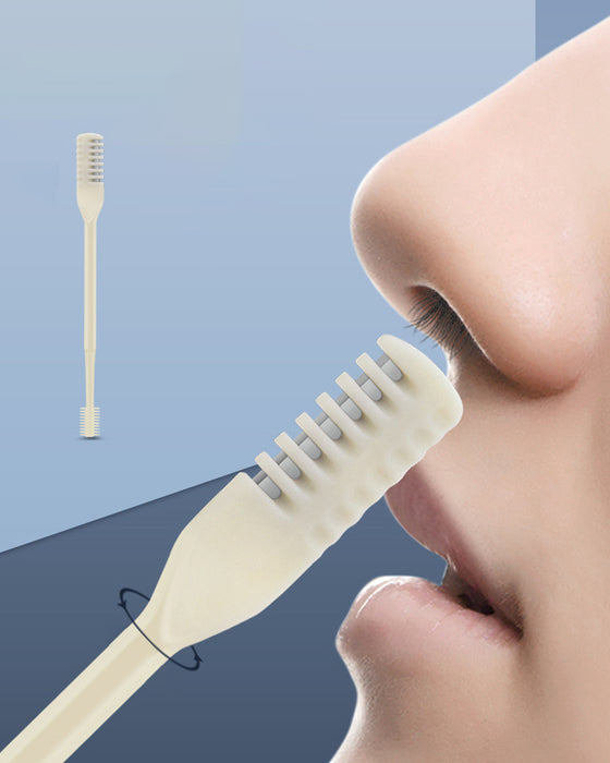 Rostfri dubbelhårig näshårkniv