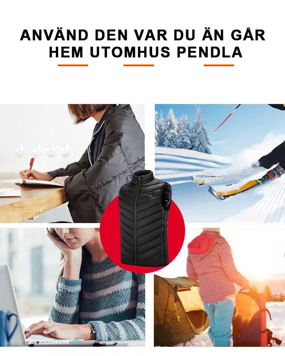 Värmeväst med Liten Krage