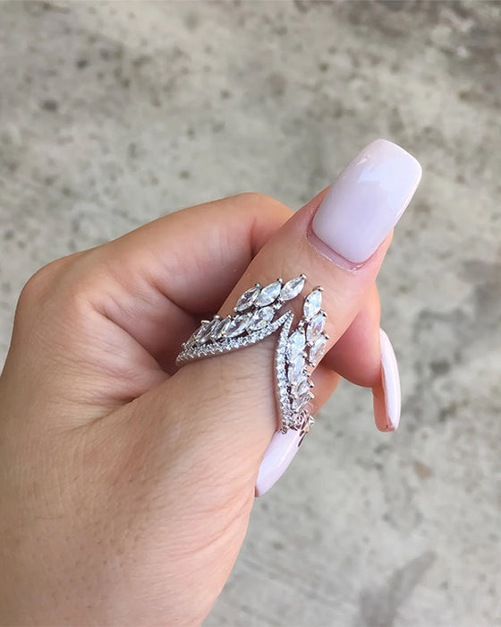 Änglavingsring och armband