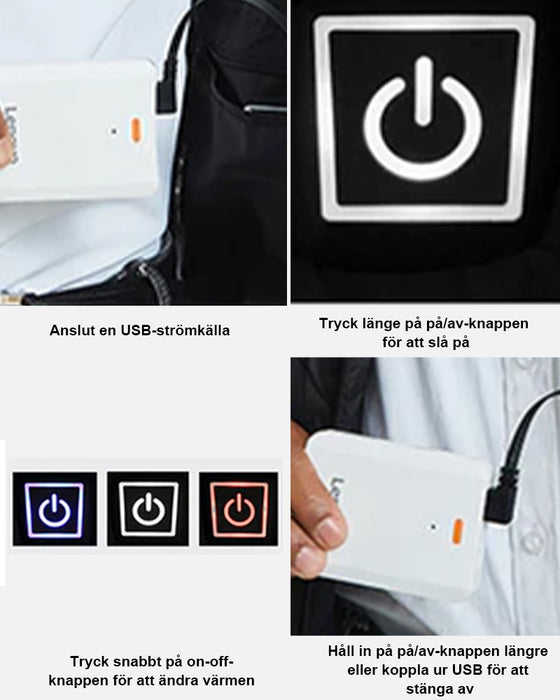 Värmeväst med Liten Krage