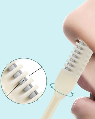 Rostfri dubbelhårig näshårkniv