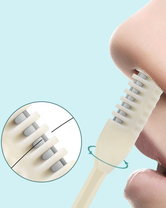 Rostfri dubbelhårig näshårkniv