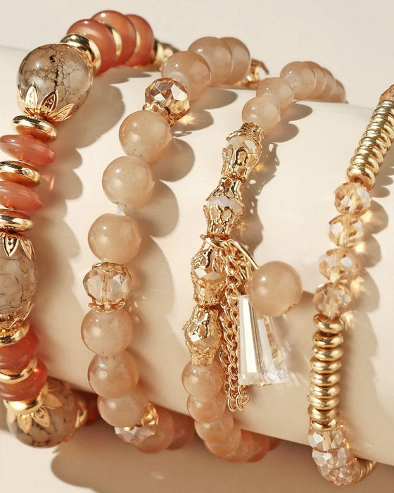 Boho Fringe Multilayer Beaded Armband