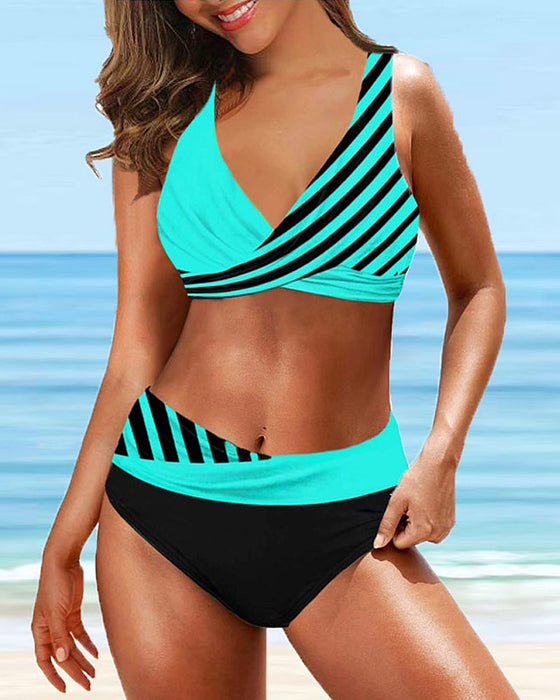 Bikini med hög midja