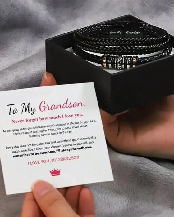 Jag kommer alltid att vara med dig dubbelradigt armband