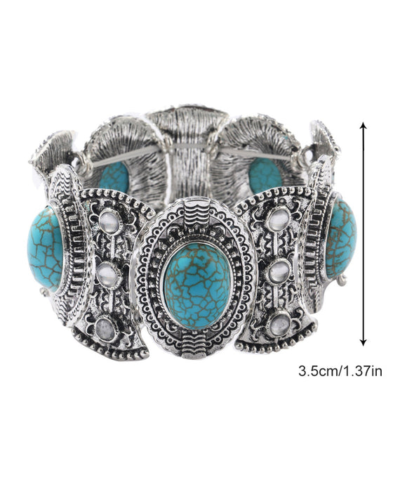 Bohemian Västerländsk Turkos armband för kvinnor