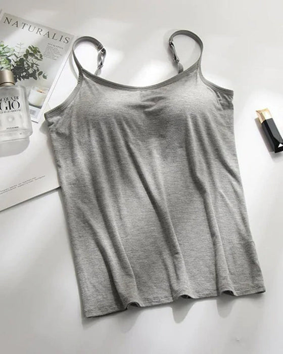 Camisole med inbyggd bh