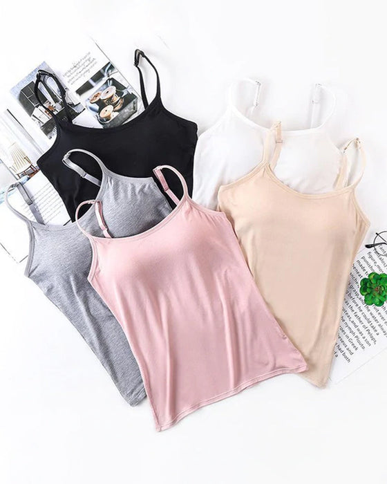 Camisole med inbyggd bh