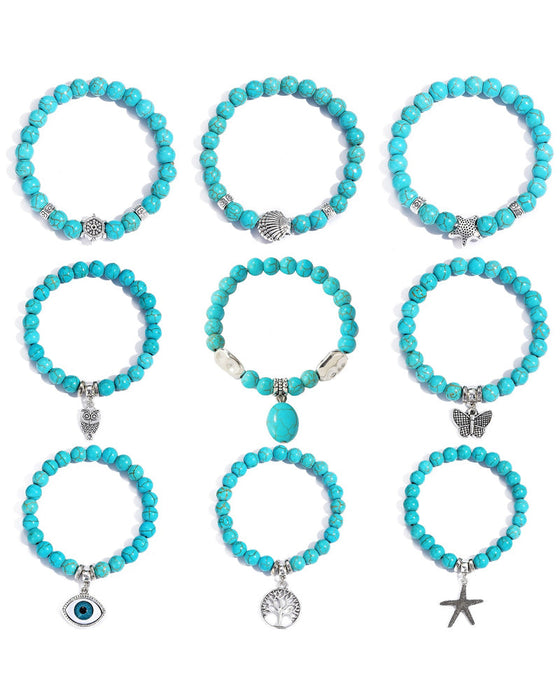 Bohemian Västerländsk Turkos armband för kvinnor