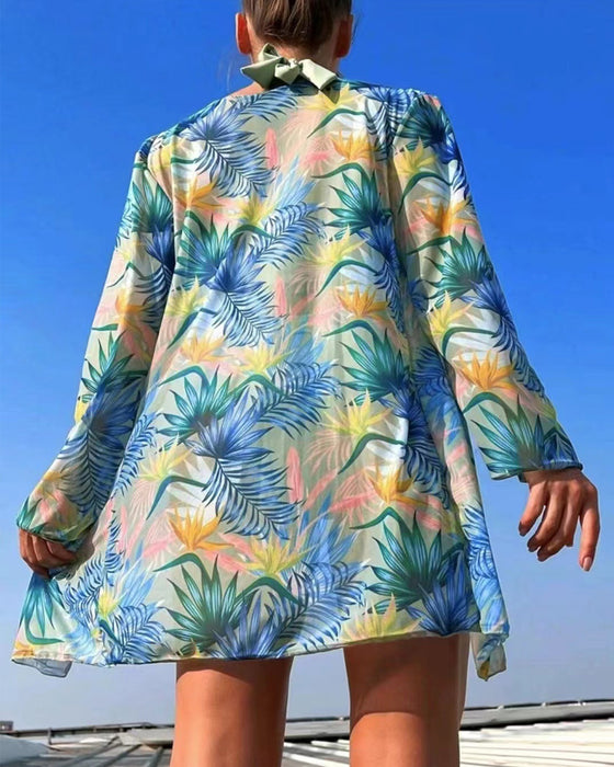 Sexig bikiniuppsättning med täckning